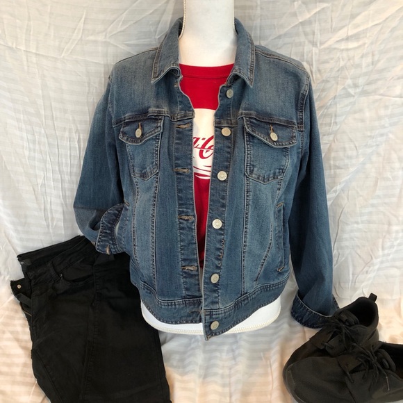 Celebrity Pink Jackets & Blazers - Like new Celebrity Pink denim jacket!